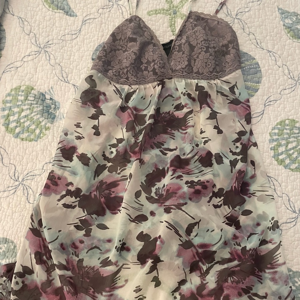 Floral nightgown
